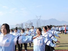 体操天天做，疾病远离我 | 科龙职校举行广播体操比赛